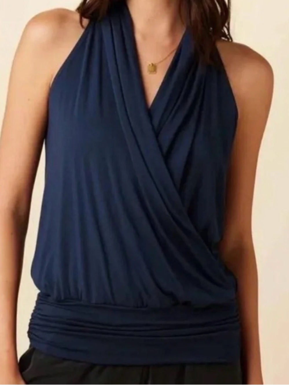 Amour Vert Agnes Dream Knit
Top in Ocean Medium M